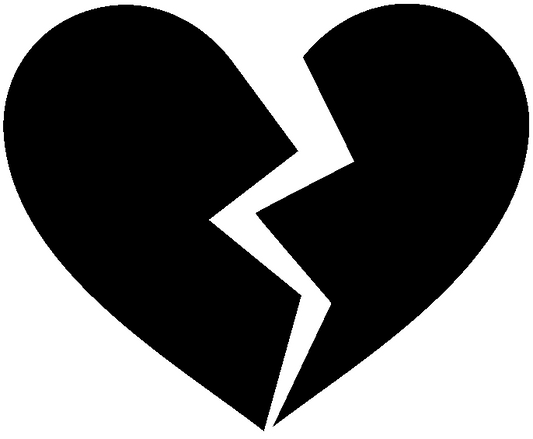 Broken Hearts – 10er Stickerpack