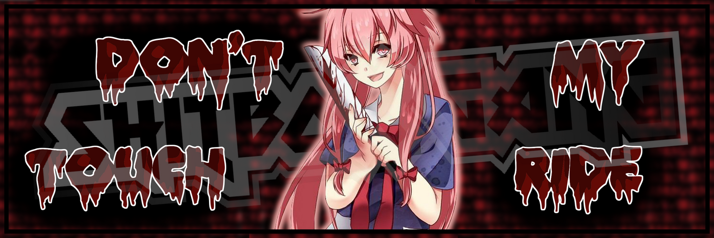 Don't touch my ride- Slap