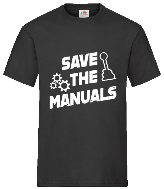 T-Shirt "Save the Manuals"