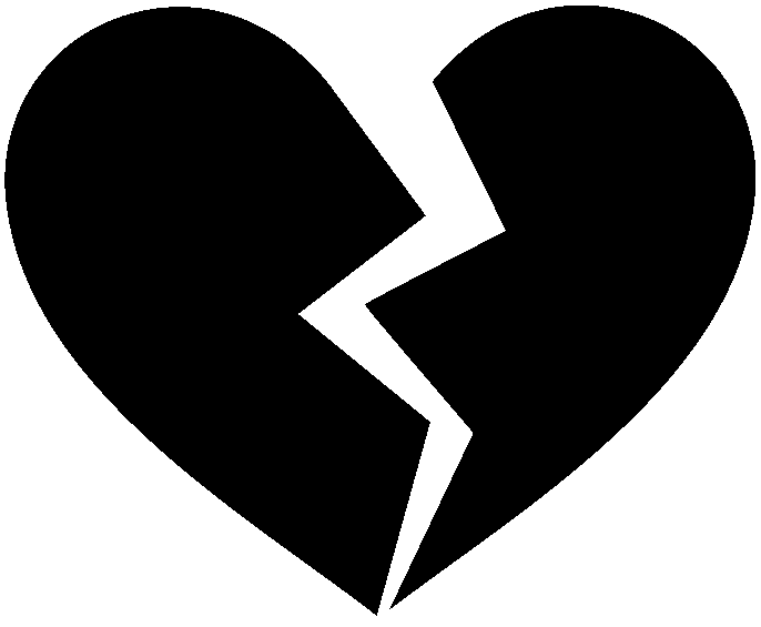 Broken Hearts – 10er Stickerpack