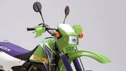 Kawasaki KMX 125 / 200 – Nummerntafelfolie Lampenmaske